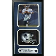 NFL Tony Romo Autographed Shadow Box with Mini Helmet, 14x20