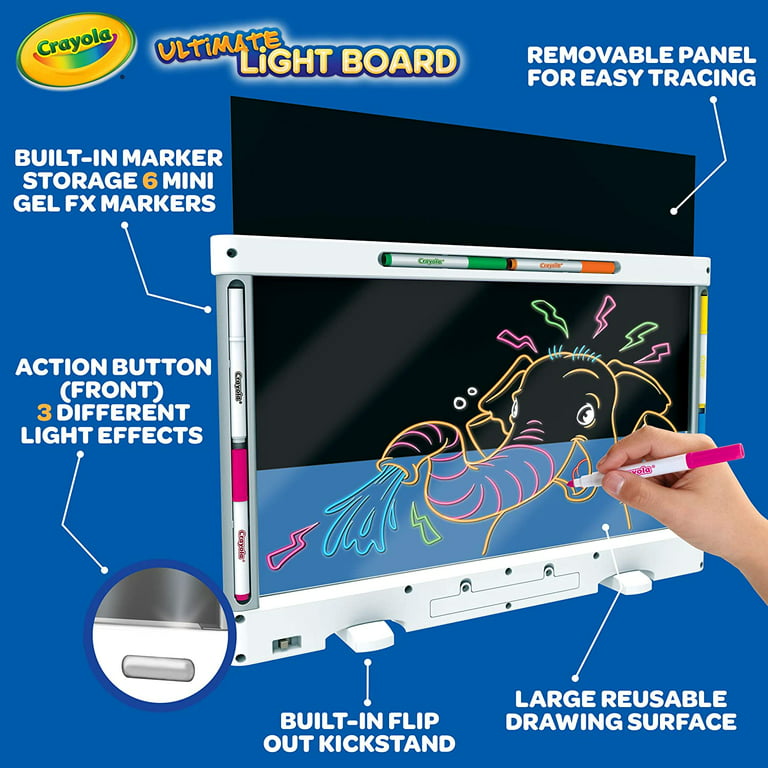 ESPULL Ultimate Light Board Drawing Tablet, Gift for Kids, Ages 6, 7, 8, 9 White