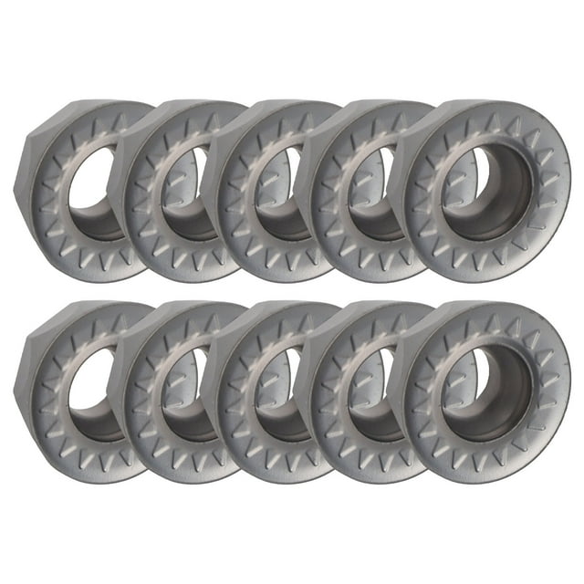 Carbide Lathe Tools, 10Pcs Turning Insert Carbide Round Woodturning Tools And Accessories Blade Lathe Cutter Milling CNC Cutting Tool Set Kit