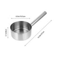 thumbnail image 4 of MasteelfCA 1pc Kitchen Water Ladle Food Serving Spoon Stainless Steel Thickened Spoon, 4 of 8