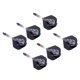 thumbnail image 5 of 6 Piezas s De Dardo De Forma Estándar + 6 Punta De Flecha Para Dardos, Juego Recreativo Individual Para Adultos Negro Baoblaze Dart Shafts con Vuelos, 5 of 8