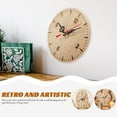 thumbnail image 3 of OUNONA Waterproof Clock Outdoor Wall Clocks Large Round Silent for Office 1Pcs, 3 of 8