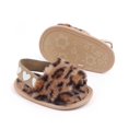 thumbnail image 2 of Infant Baby Girls Anti-slip Sandals Toddler Faux Fur Tie-dye Slippers House Shoes, 2 of 5