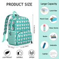 thumbnail image 6 of Esign Of Head Pug Dog Backpack Backpack for School,Cute School Bag,Schoolbag with Adjustable Shoulder Straps & Padded Back,13.8"x11.4"x6", 6 of 6