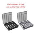 thumbnail image 2 of Osdhezcn Sturdy Silverwares Drawer Organizer Kitchen Drawer Divider for Forks and Spoons, 2 of 7