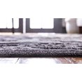 thumbnail image 5 of Unique Loom Collection Carved Botanical Border Transitional Indoor and Outdoor Flatweave Runner Rug, 2 x 6 Feet, Beige/Dark Brown, 5 of 5