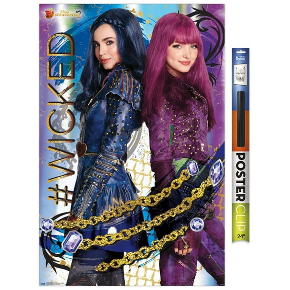 Disney Descendants 2 - Wicked Wall Poster, 22.375" x 34"