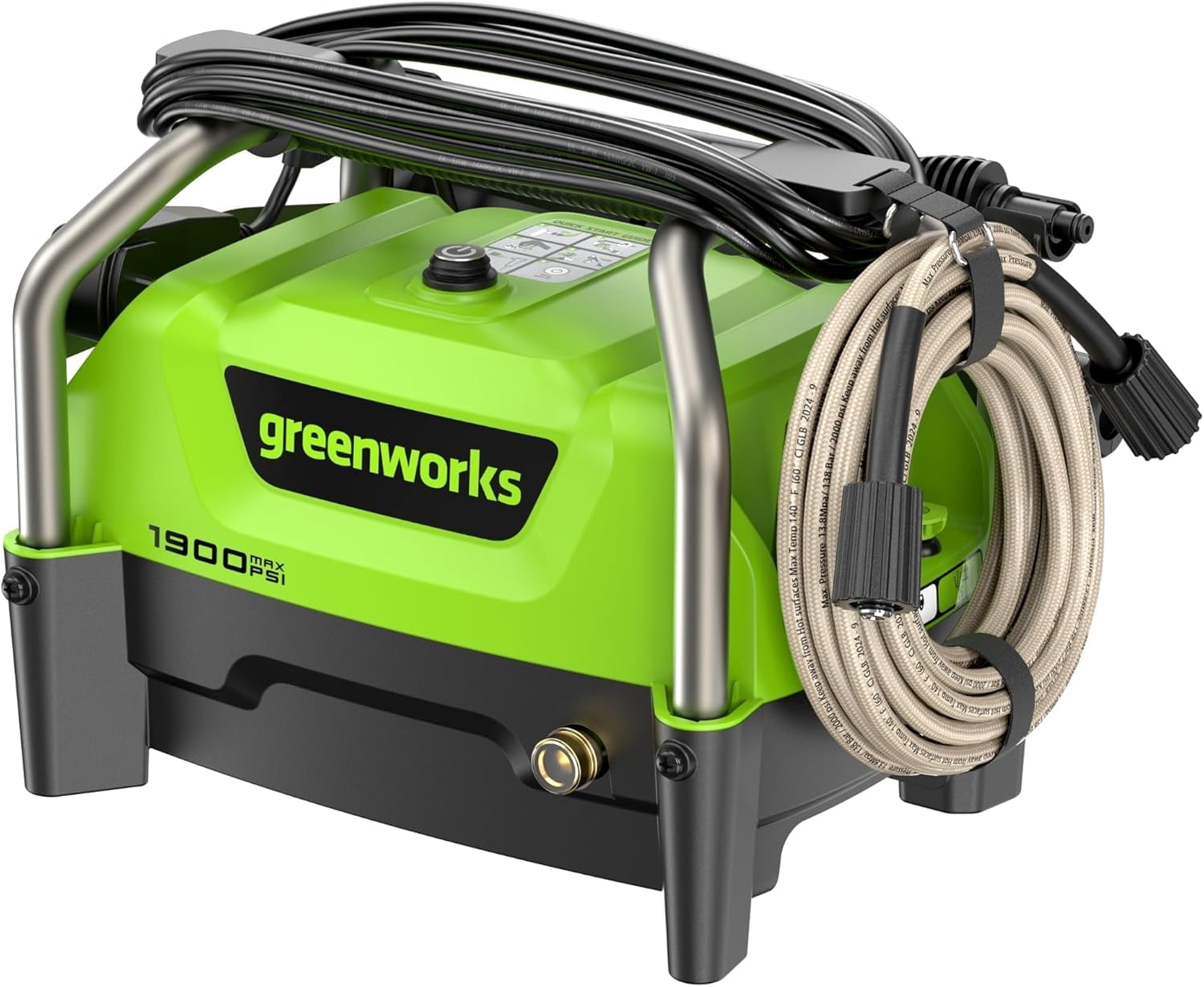 Greenworks, Electric Pressure Washer, 1800 PSI, 1.2 GPM - Walmart.com