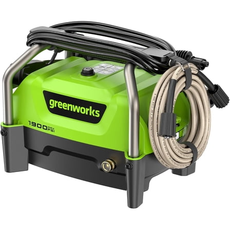 Greenworks 1900 PSI Portable Pressure Washer, 1.2 GPM
