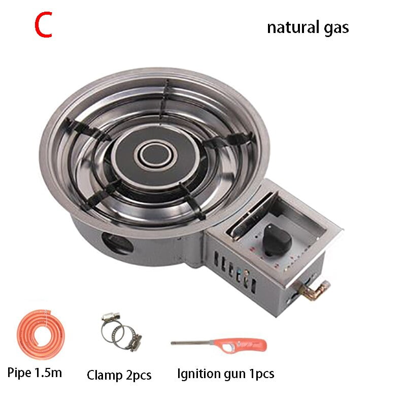 Energysaving Liquefied Gas Natural Gas Stove Korean Highpower Infrared Commercial Restaurant