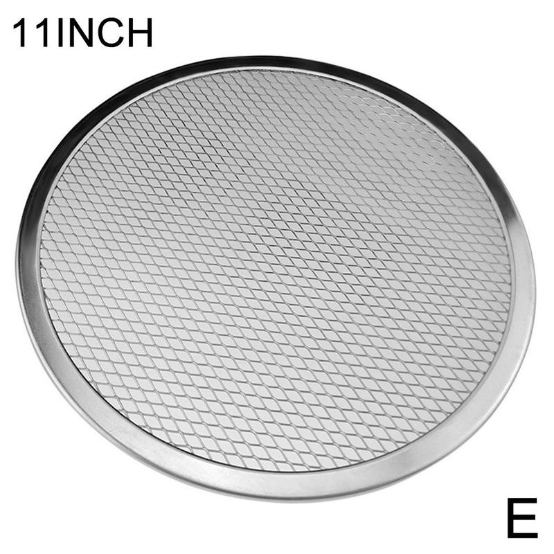 Pizza Stone NonStick Aluminum Mesh Pizza Screen Pasta Pizza Baking Net T6W6
