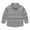 Grey, variant on KAUOD Toddler Button Down Shirts Boys Long Sleeve Dress Shirts Kids Classic Collared Button-Down Shirt School Uniform Shirts