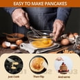 thumbnail image 3 of Commercial Waffle Maker with Non Stick Plates and Adjustable Temperature Timer, Electric Dutch Pancake Dorayaki Machine for Hotel Bakery Restaurant Home, 3 of 7