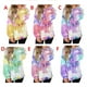 thumbnail image 5 of Sudadera con capucha estampada teñida Suéter con capucha casual de mujer Sudadera con capucha de manga larga Top kenally AP000139-17B, 5 of 7