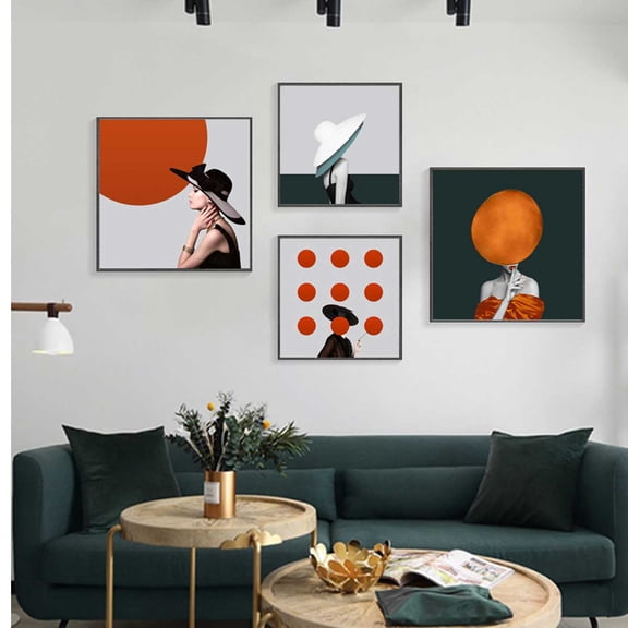 PBPBOX Modern Minimalist Photo Frame Solid Wood 1 Set 11.8x11.8in