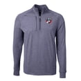 thumbnail image 2 of Men's Cutter & Buck Heather Navy FC Dallas Big & Tall Adapt Eco Knit Quarter-Zip Top, 2 of 3