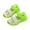 Green, variant on ZACPNCV Girls Sandals Open Toe Cute Flowers Princess Girls Flats Summer Dress Shoes Sandals for Toddler Black 3-4 Years
