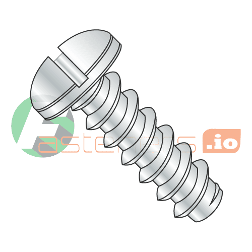 #2 x 5/16" Type B Self-Tapping Screws / Slotted / Pan Head / Steel / Zinc (Quantity: 10,000 pcs)