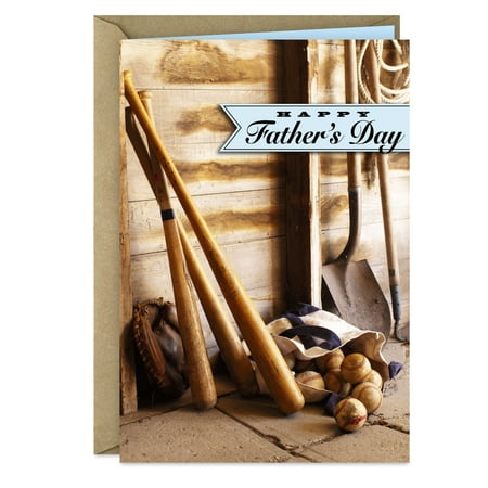 Hallmark Father's Day Card (All That's Good in Life Vintage Baseball)