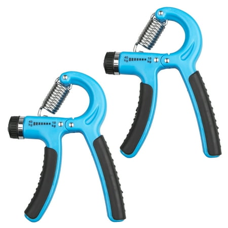 Forearm Shield - 2-Pack Different Resistance (22-88 Lbs/11-132 Lbs) Hand Grip Strengthener Adjustable Strength Trainer for Men Forearm Grip Workout Non-Slip Gripper for Athletes Rock Climbers Kids etc