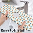 thumbnail image 6 of Sikiie Sea Turtle Splash Guard for Sink Faucet-1 PC Super Absorbent Fast Drying Mat Sink Gadgets-Splash Guard for Kitchen, Sink Mat, 6 of 7