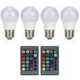 thumbnail image 4 of Colorful LED Bulb Lamp,4pcs E27 RGB LED Smart Light Bulb Color Changing Bulb Exceptional Reliability, 4 of 8