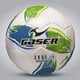 thumbnail image 3 of Balón de Fútbol Soccer Gaser Azul Verde Laminado PVC Suka, 3 of 6