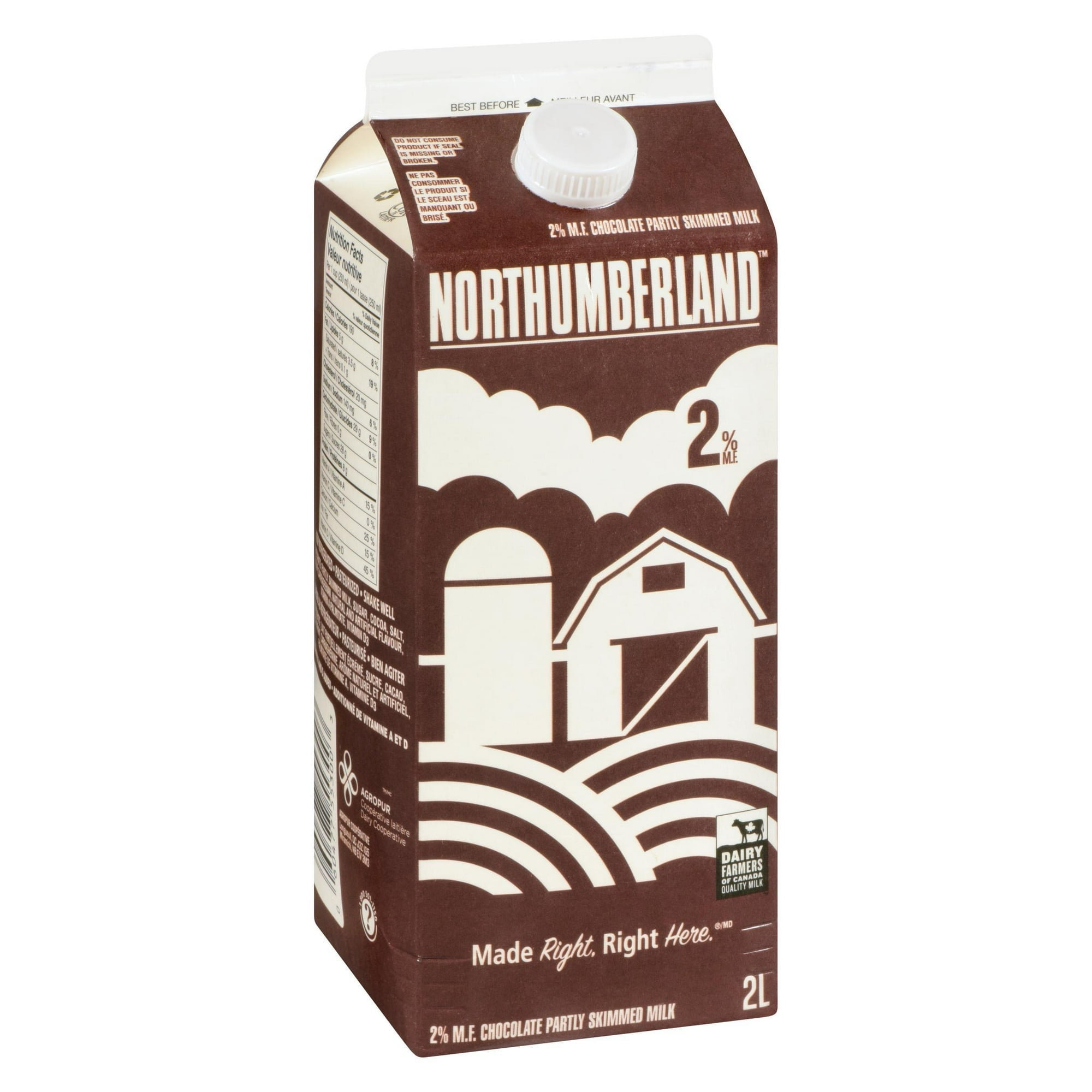 Northumberland 2% Chocolate Milk, 2 L