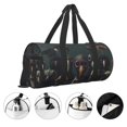 thumbnail image 3 of KLL Stylish Avian Gathering Duffle Bag For Men Women Sport Gym Fitness Tote Travel Training Workout Basketball Football Weekender, 3 of 6