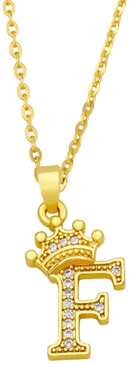 HSD Initial A-Z Letter Pendant Necklace 
