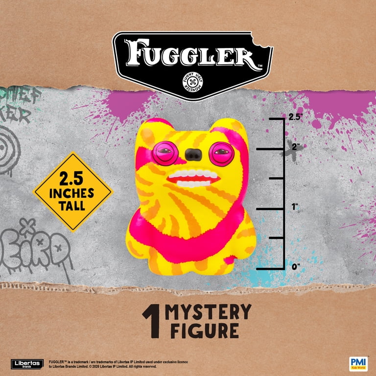 Fuggler, Series 3 Collectible Squeezable, 1 pack, Multicolor