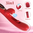 thumbnail image 3 of XBONP Rabbit Vibrator Dildo for Women, G Spot Vibrator Clitoral Stimulator with 10 Sucking & Tapping & Vibration Modes, Vibrating Finger Massager for Couple, Female, Sex Toys, 3 of 7
