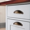 thumbnail image 3 of Tiradores de cajón de estilo vintage de hierro curvado para armarios, muebles de cocina y guardarropas: juego de 12 pomos de puerta estilo retro Héloise, 3 of 5