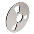 thumbnail image 2 of Carrete de cinta vacío de 1/4 y 10 pulgadas, carrete abierto de 3 orificios, cinta de sonido, carrete vacío, carrete de cinta de aluminio, carrete de cinta para carrete Nab plateado, 2 of 8