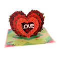 thumbnail image 2 of Tarjeta del día de San Valentín Tarjeta de felicitación Tarjeta de felicitación romántica 3D Tarjeta de aniversario para graduación, boda , Rojo Macarena Tarjetas del día de San Valentín, 2 of 8