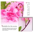 thumbnail image 4 of Guirnalda de flores artificiales de 18 cabezas Simulación de flores de ratán Banquete de boda Colgante de ratán falso, Rosa roja AweSitey HA7513-03B, 4 of 6