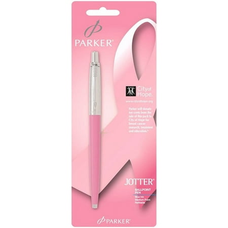Parker Pen Jotter Ballpoint Retractable Pen, Blue Ink, Medium -PAR1736845