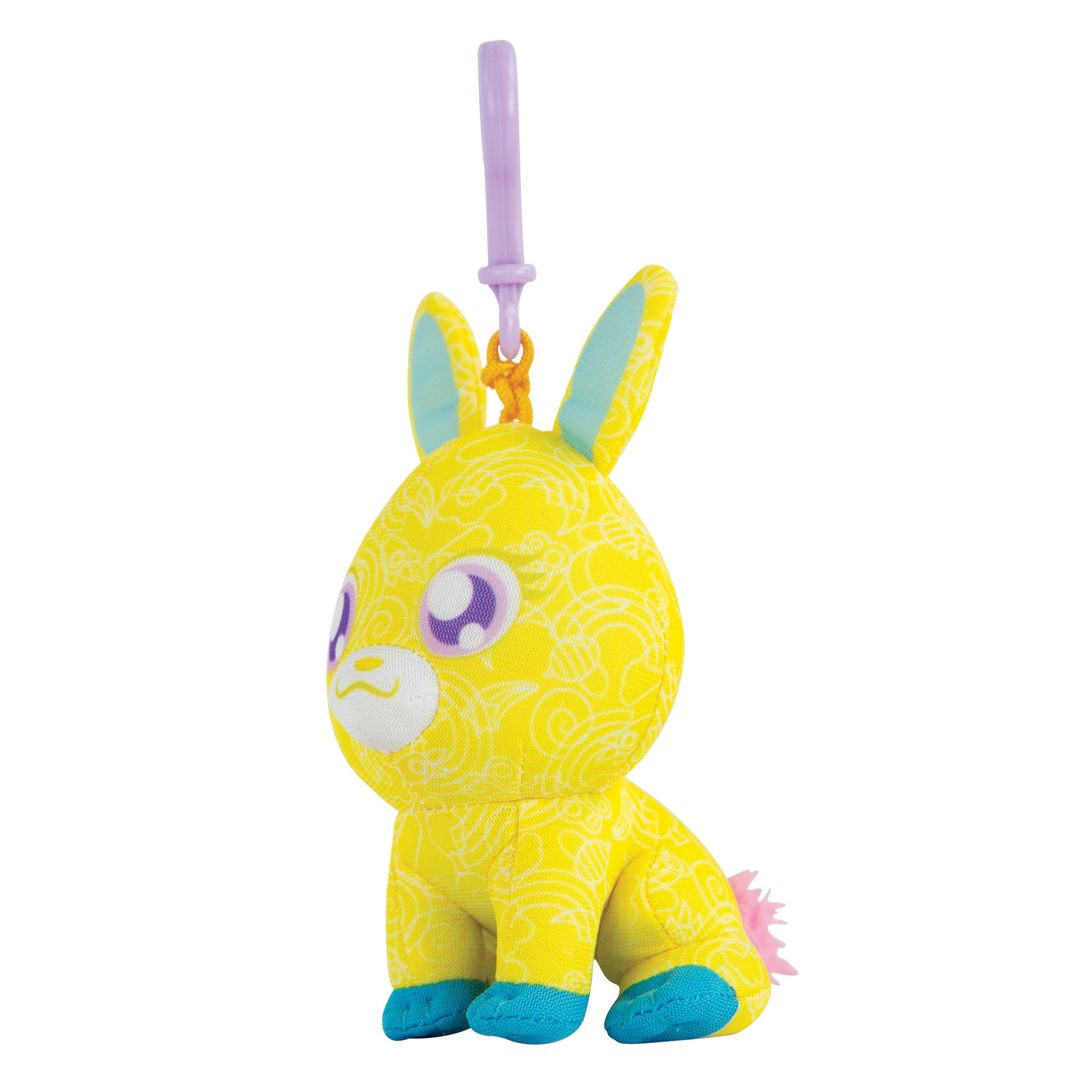 The Original Doodle Bear Clip-On Plush Toy with 1 Mini