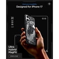 thumbnail image 2 of Funda para teléfono Spigen Ultra Hybrid MagFit para iPhone 17 negra, 2 of 7