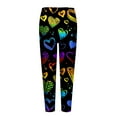 thumbnail image 4 of BKQCNKM Valentines Day Leggings for Women Plus Size Leggings for Women Yoga Pants Women Yoga Leggings with Pockets Soft Leggings Heart Leggings Holiday Leggings for Women Black 2 XXL, 4 of 4
