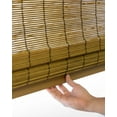 thumbnail image 3 of Chicology 31"W x 64"H Fox Cordless Bamboo Shades, Natural Woven Wood, Light Filtering, Safe for Kids & Pets, 3 of 5