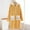 Yellow, variant on FDGIU Women's Plush Bathrobe with Hood & Pockets, Long Fluffy Fleece Robe for Women, Cozy Warm Hooded Sleepwear Loungewear