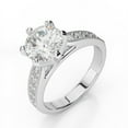 thumbnail image 3 of 1.50 Ct Excellent Round Diamond Wedding Rings For Women Solid 14K White Gold, 3 of 3