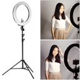 thumbnail image 2 of 18" LED Ring Light Dimmable 5600K Lighting Video Continuous Light Stand Kit New, 2 of 9