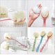 thumbnail image 2 of 2 Pack Shower Body Brushes with Bristles and Loofah Bath Brush with Long Handle Back Scrubber for Shower for Men and Women Blue and Pink, 2 of 5