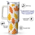 thumbnail image 2 of Graphic Design Stainless Steel Insulated Mug with Lid and Handle, 40oz, 2 of 4