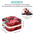 thumbnail image 5 of Coral Travel-Portable Square Jewelry Organizer Storage Box - Rings, Earrings, Necklaces, and Bracelets Holder for Girls and Women, 5 of 6