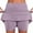 Light Purple, variant on Ahdbta Women's High Waisted Tennis Skirts Tummy Control High Waisted Athletic Golf Skorts Skirts for Women with Inner Shorts