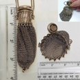 thumbnail image 2 of Handmade 1920's English Coin Purse, Victorian Sterling Silver Coin Purse, 2 of 4