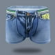 thumbnail image 4 of Pantalones cortos deportivos planos con estampado vaquero falso delgado para hombre, ropa interior 2XL azul Yuyangstore Calzoncillos Hombre Boxer, 4 of 8